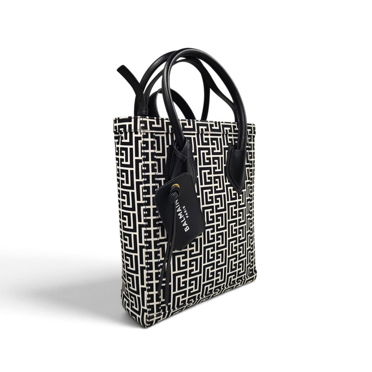 BALMAIN 2WAY BAG YN1FB661 RANK(AB) WHITE/BLACK