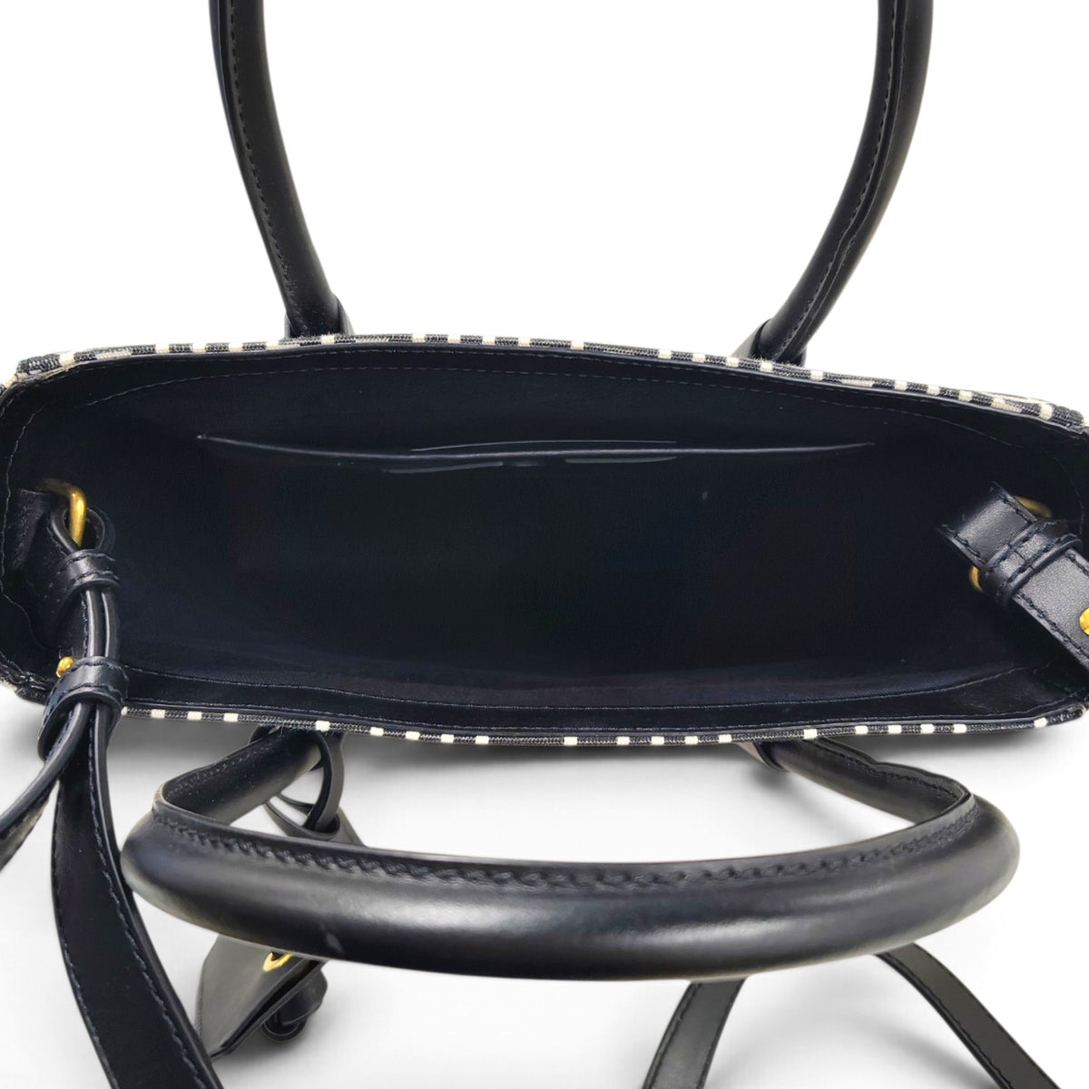 BALMAIN 2WAY BAG YN1FB661 RANK(AB) WHITE/BLACK