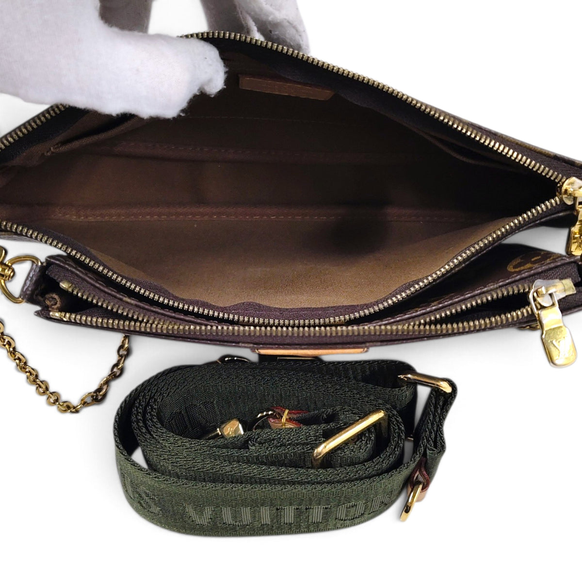 LOUIS VUITTON SHOULDER BAG M44813 RANK(B) BROWN DR2250
