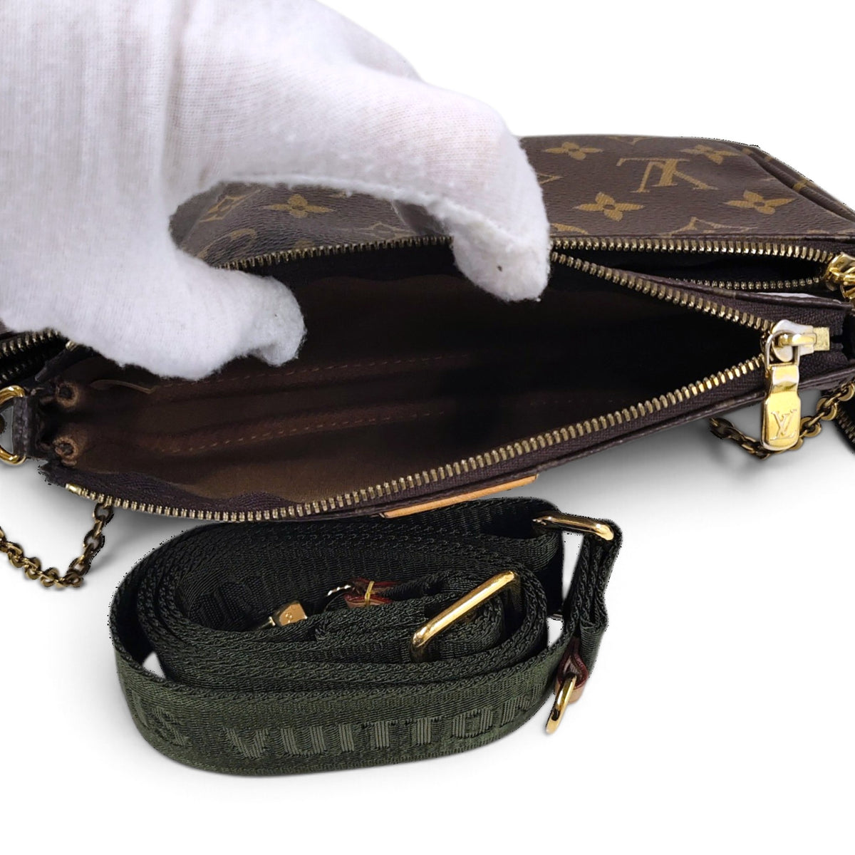LOUIS VUITTON SHOULDER BAG M44813 RANK(B) BROWN DR2250