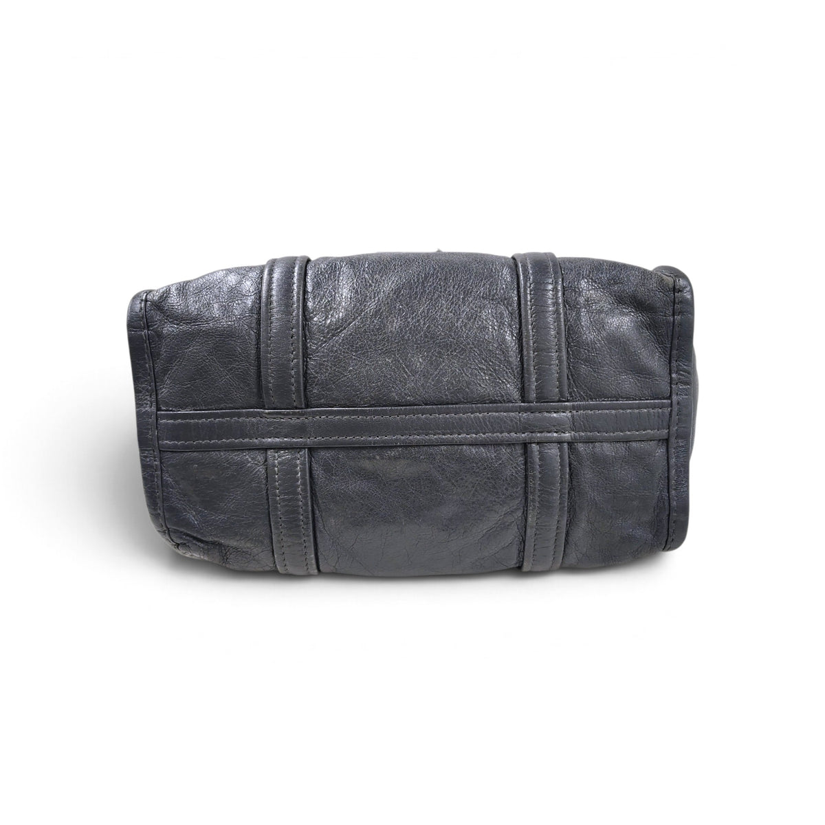 BALENCIAGA 2WAY BAG 443096 RANK(B) DARK GRAY STAIN Z-00213 SCRATCH/DAMAGE