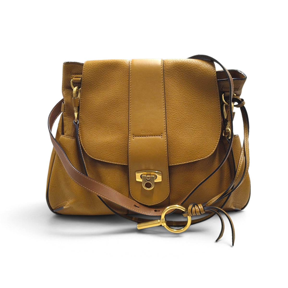 Chloe 2WAY Bag 04135665-9 B4Z2S5 Brown Rank B