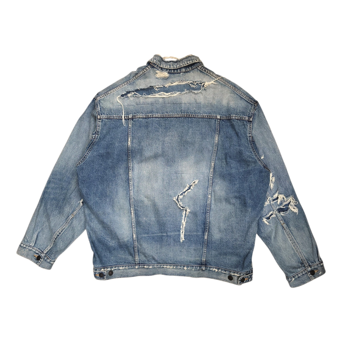 BALENCIAGA Denim Jacket Size 2 Mens Blue RF34 727840