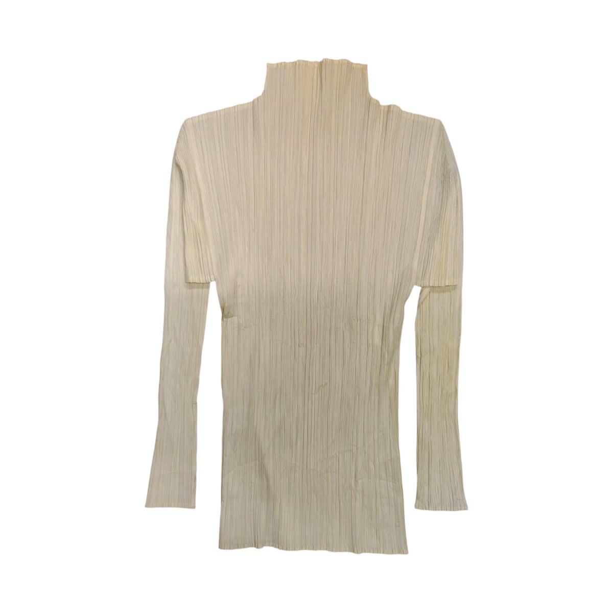 PLEATS PLEASE BLOUSE LADY'S BEIGE RANK(B) PP05-JK005