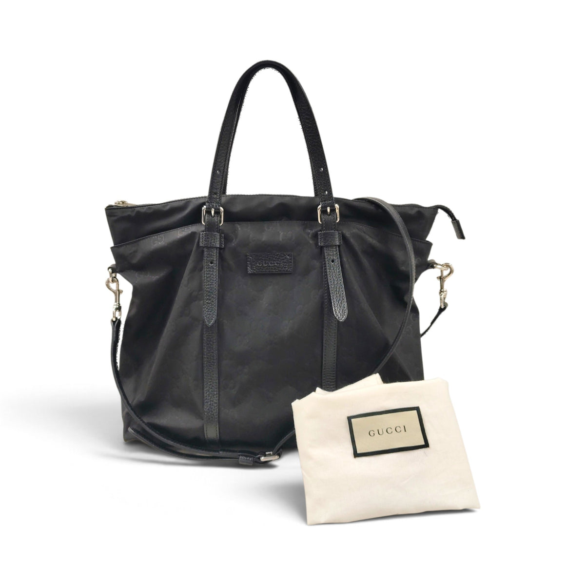 GUCCI 2WAY Bag 510332 493075 Black Rank AB