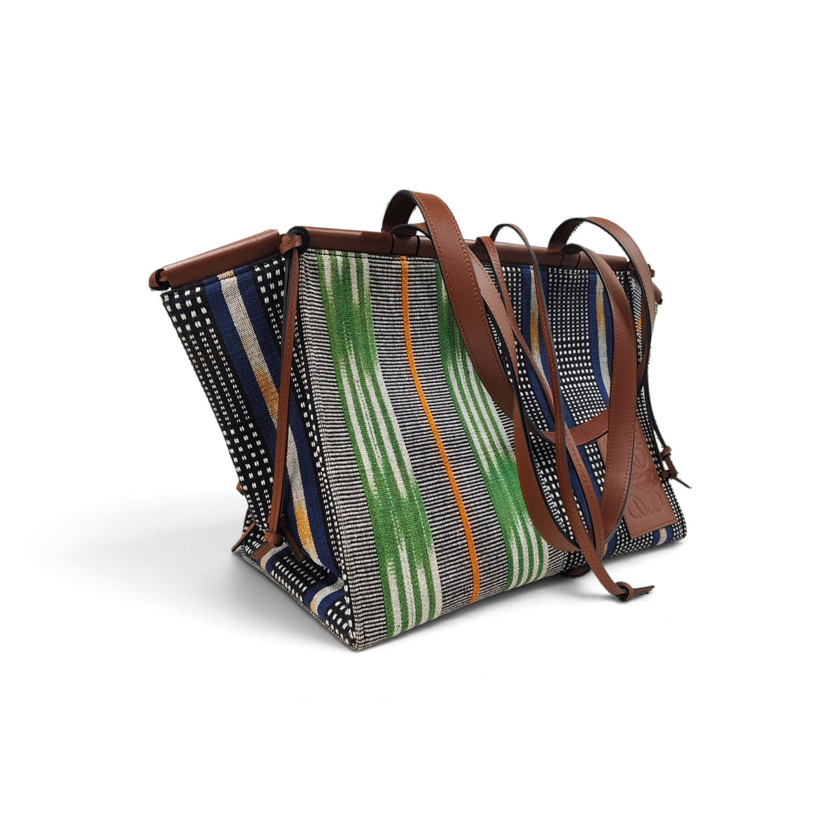 LOEWE Tote Bag Multi Color 702109 Rank A