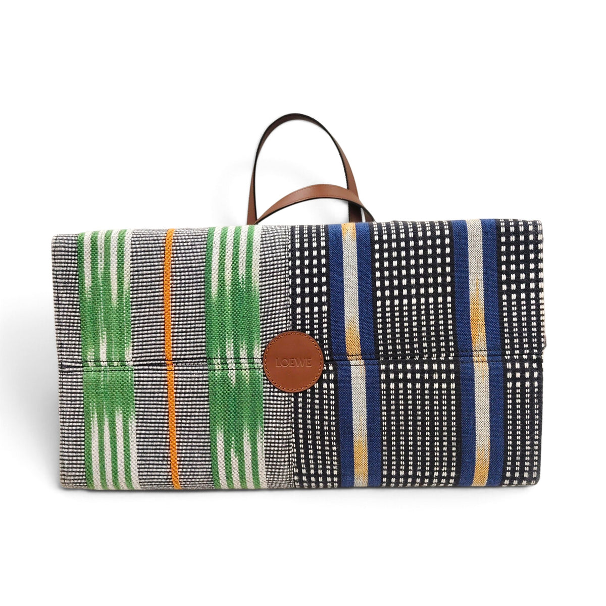LOEWE Tote Bag Multi Color 702109 Rank A