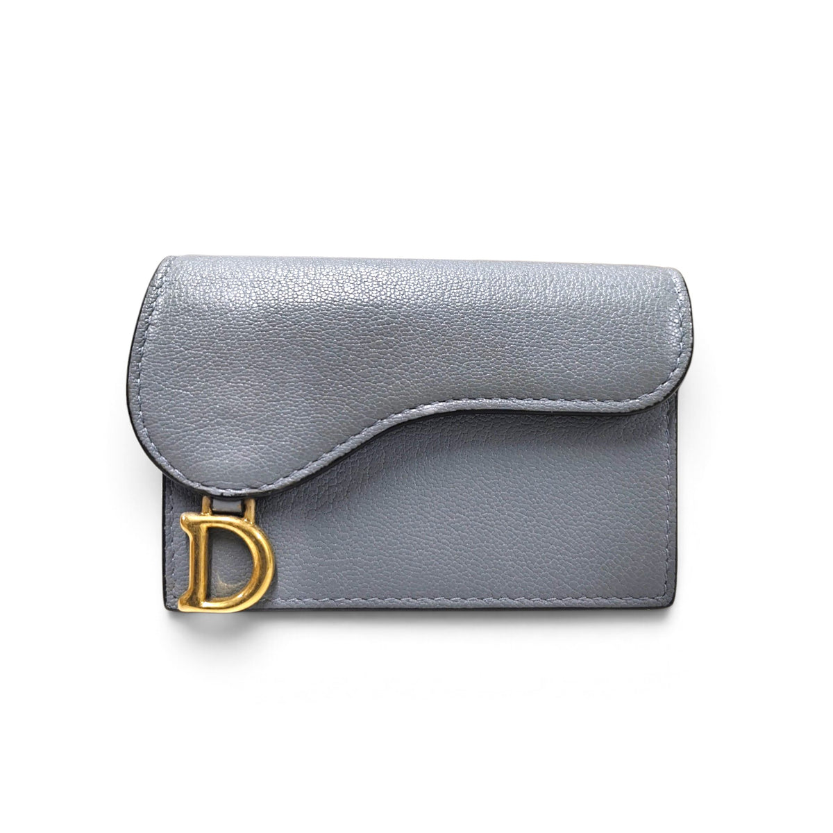 CHRISTIAN DIOR CARD CASE RANK(B) GRAY SCRATCH/STAIN 44-MA-0211