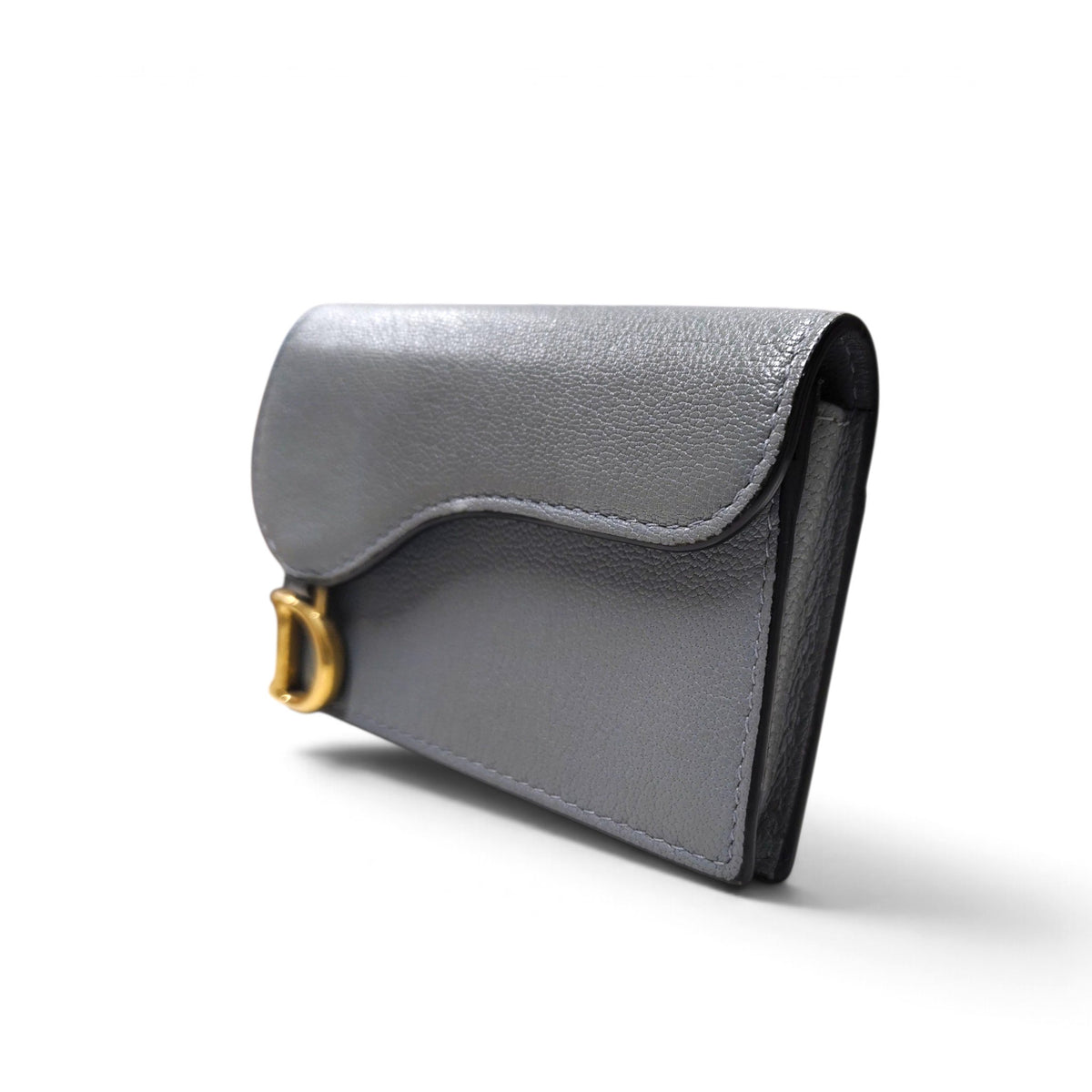 CHRISTIAN DIOR CARD CASE RANK(B) GRAY SCRATCH/STAIN 44-MA-0211