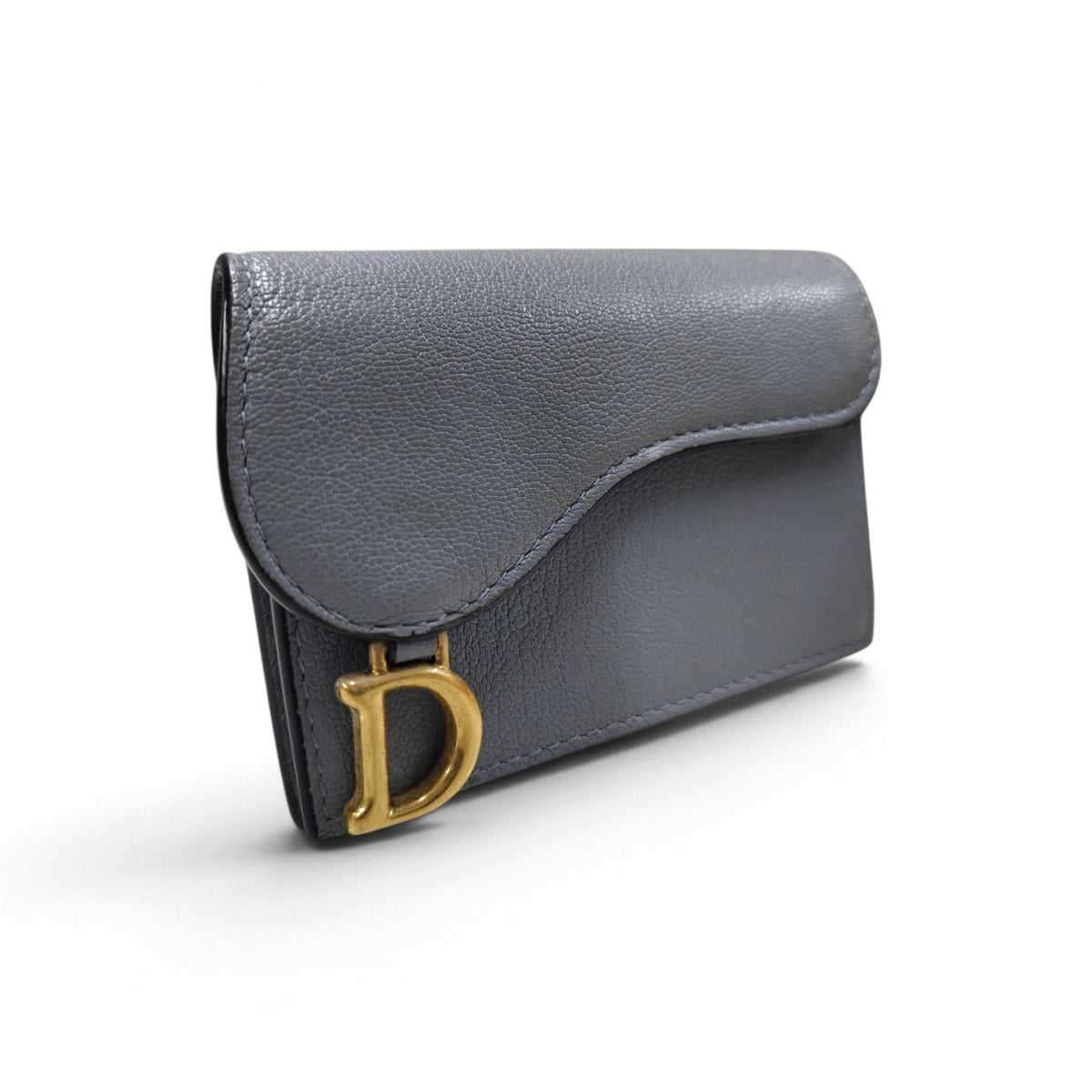 CHRISTIAN DIOR CARD CASE RANK(B) GRAY SCRATCH/STAIN 44-MA-0211