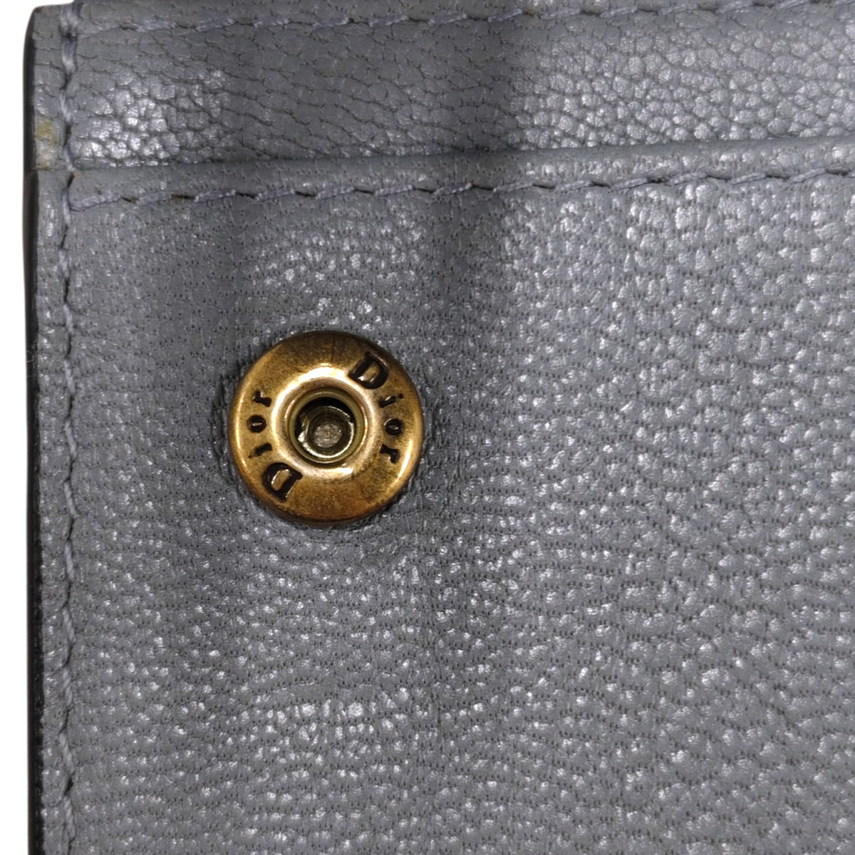 CHRISTIAN DIOR CARD CASE RANK(B) GRAY SCRATCH/STAIN 44-MA-0211