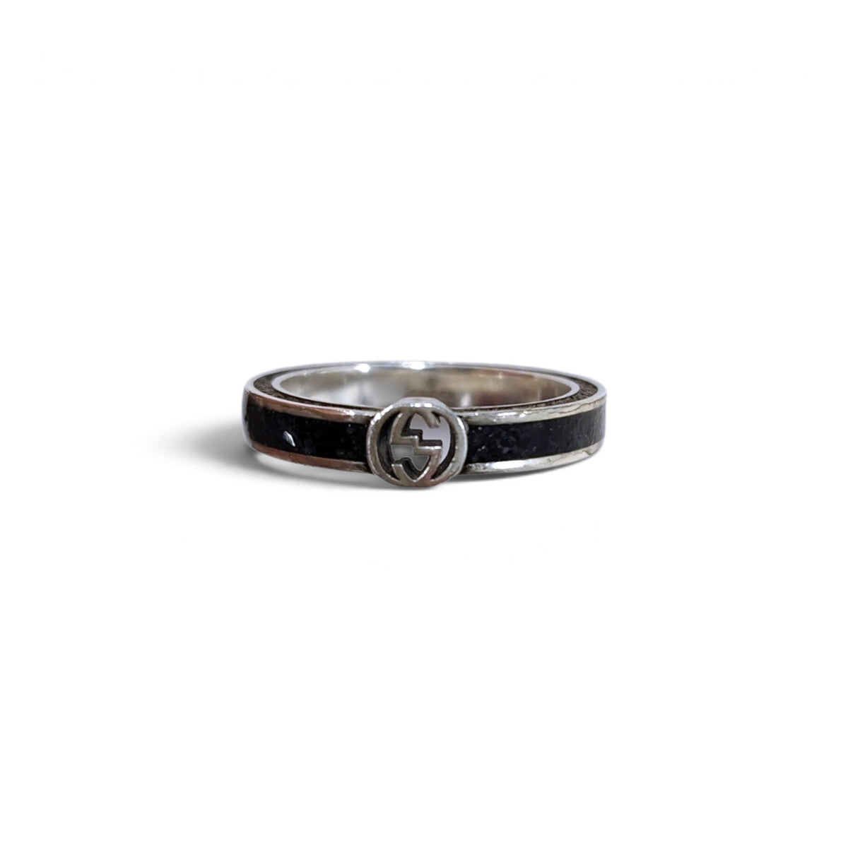 GUCCI RING RANK(B) AG925 17 INTERLOCKING
