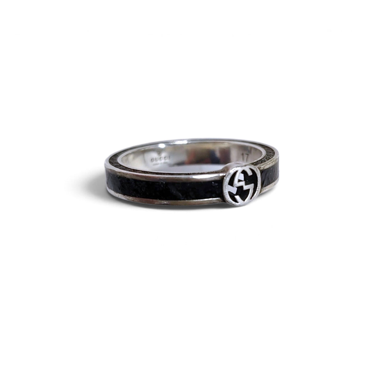 GUCCI RING RANK(B) AG925 17 INTERLOCKING