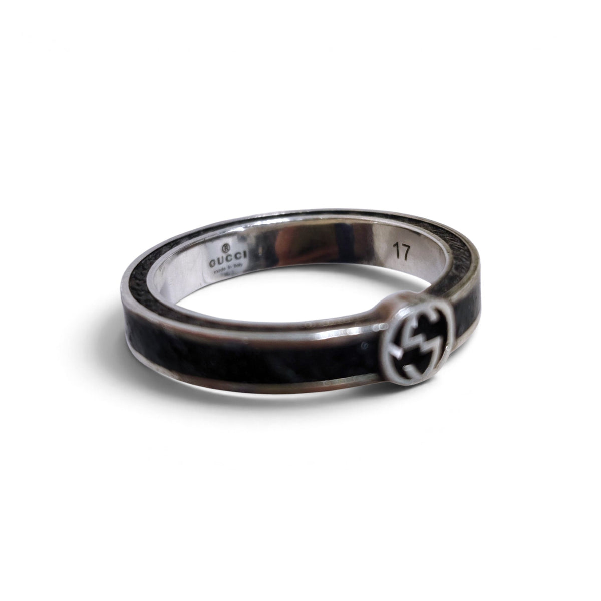 GUCCI RING RANK(B) AG925 17 INTERLOCKING