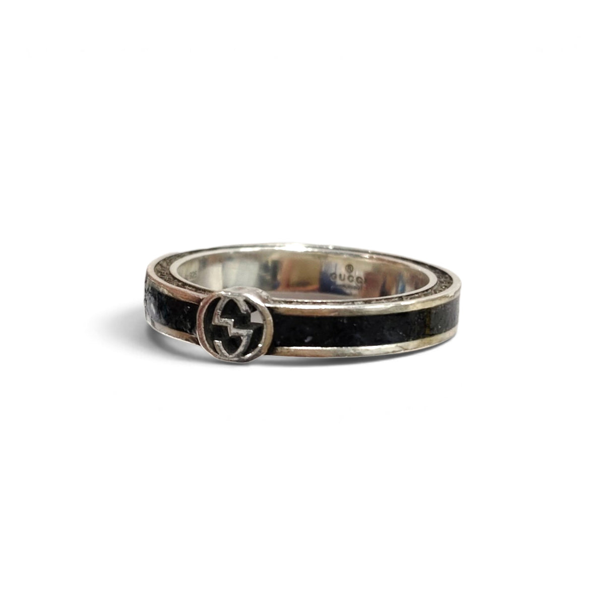 GUCCI RING RANK(B) AG925 17 INTERLOCKING