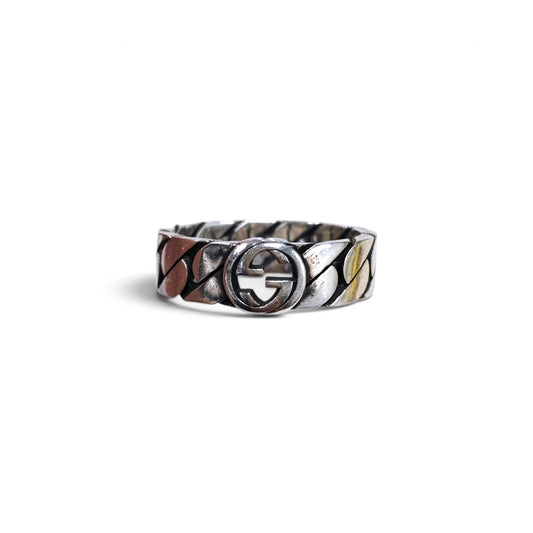 GUCCI RING RANK(B) AG925 17 *DAMAGE