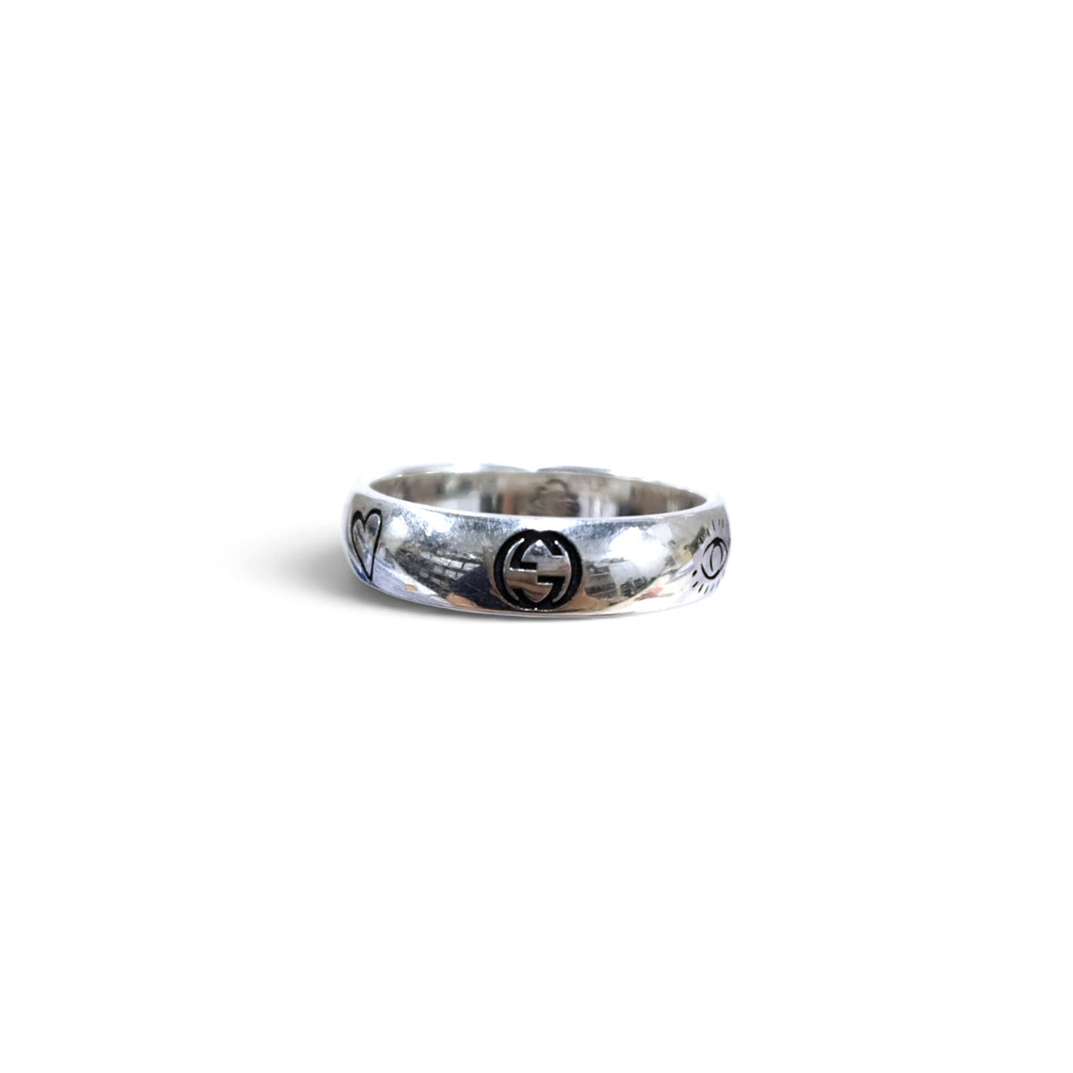 GUCCI RING RANK(B) AG925 17 BLIND FOR LOVE