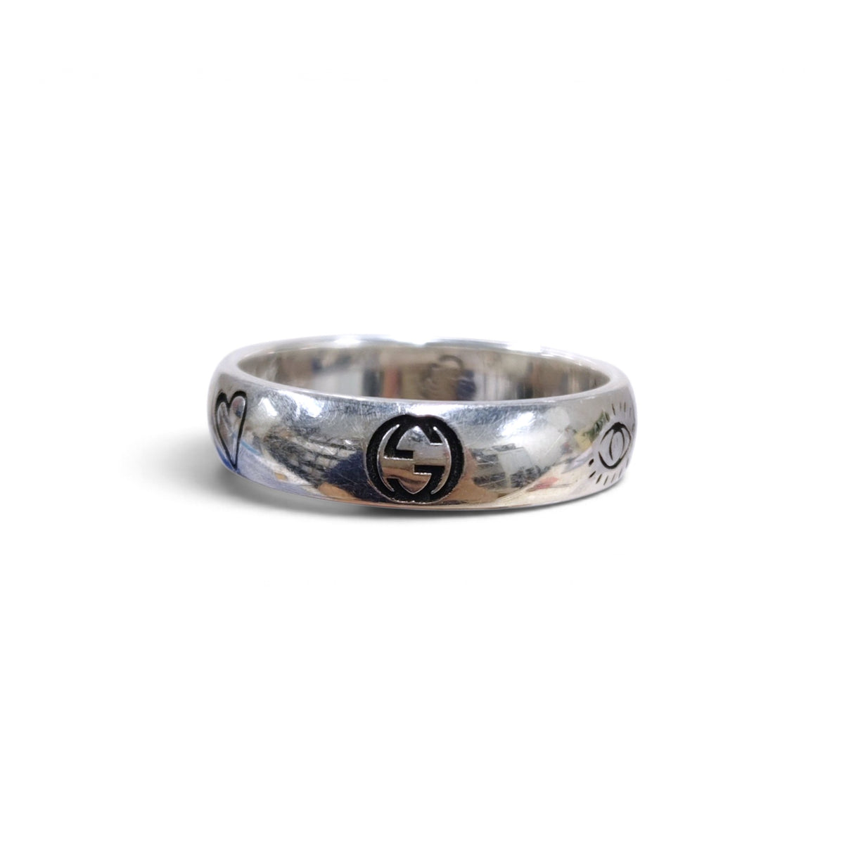 GUCCI RING RANK(B) AG925 17 BLIND FOR LOVE