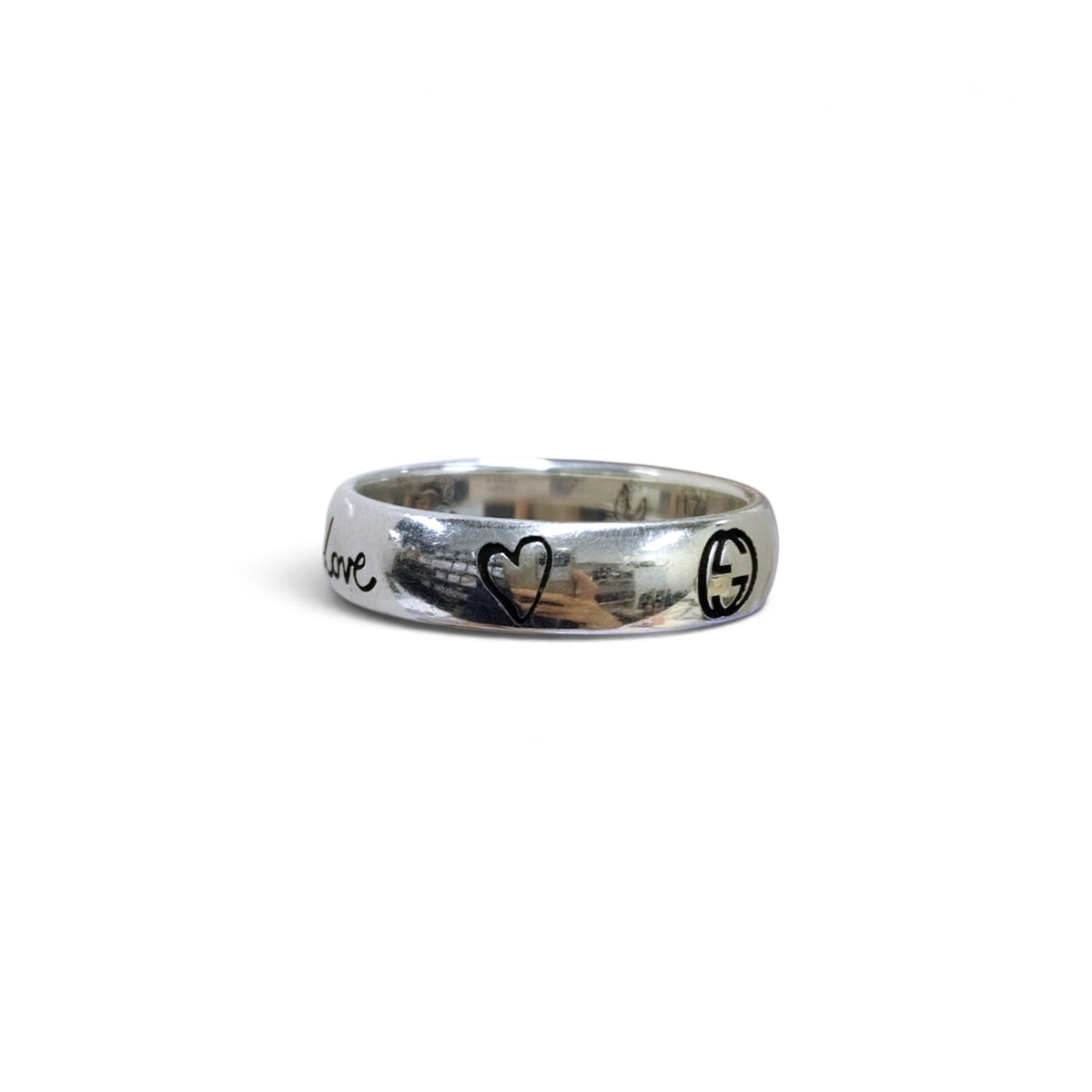 GUCCI RING RANK(B) AG925 17 BLIND FOR LOVE