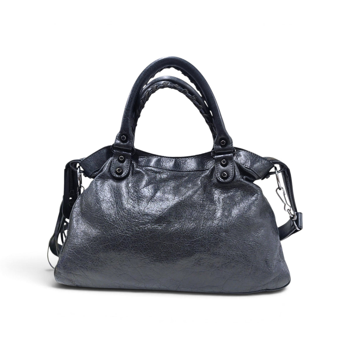 BALENCIAGA HANDBAG RANK(BC) BLACK STAIN/DAMAGE THE TOWN 240579 1000 002123