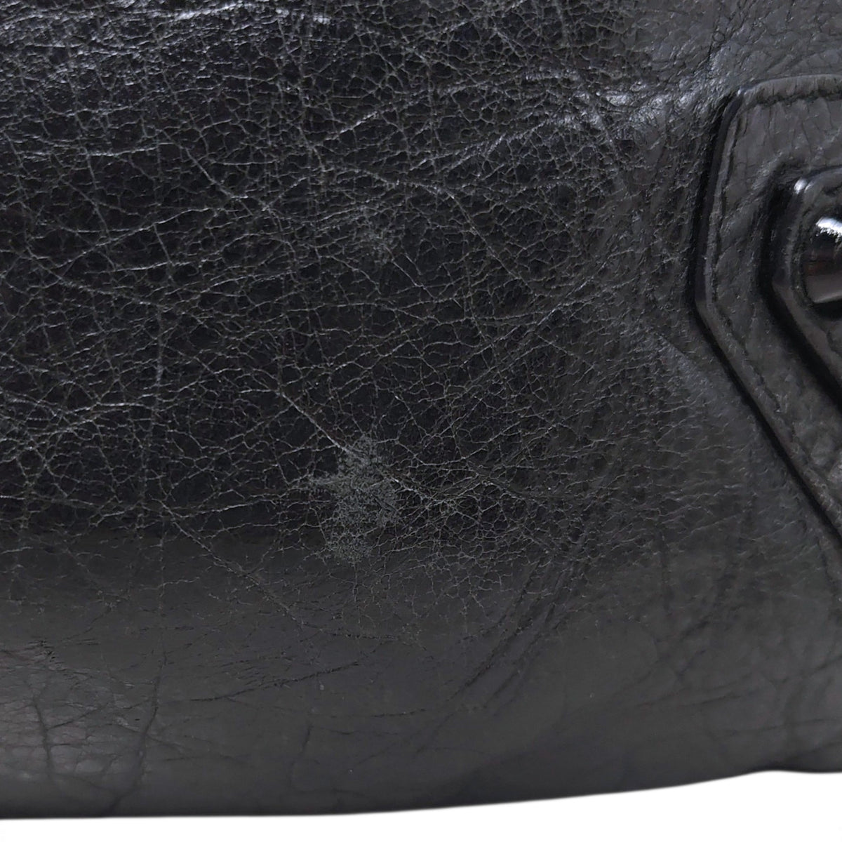 BALENCIAGA HANDBAG RANK(BC) BLACK STAIN/DAMAGE THE TOWN 240579 1000 002123