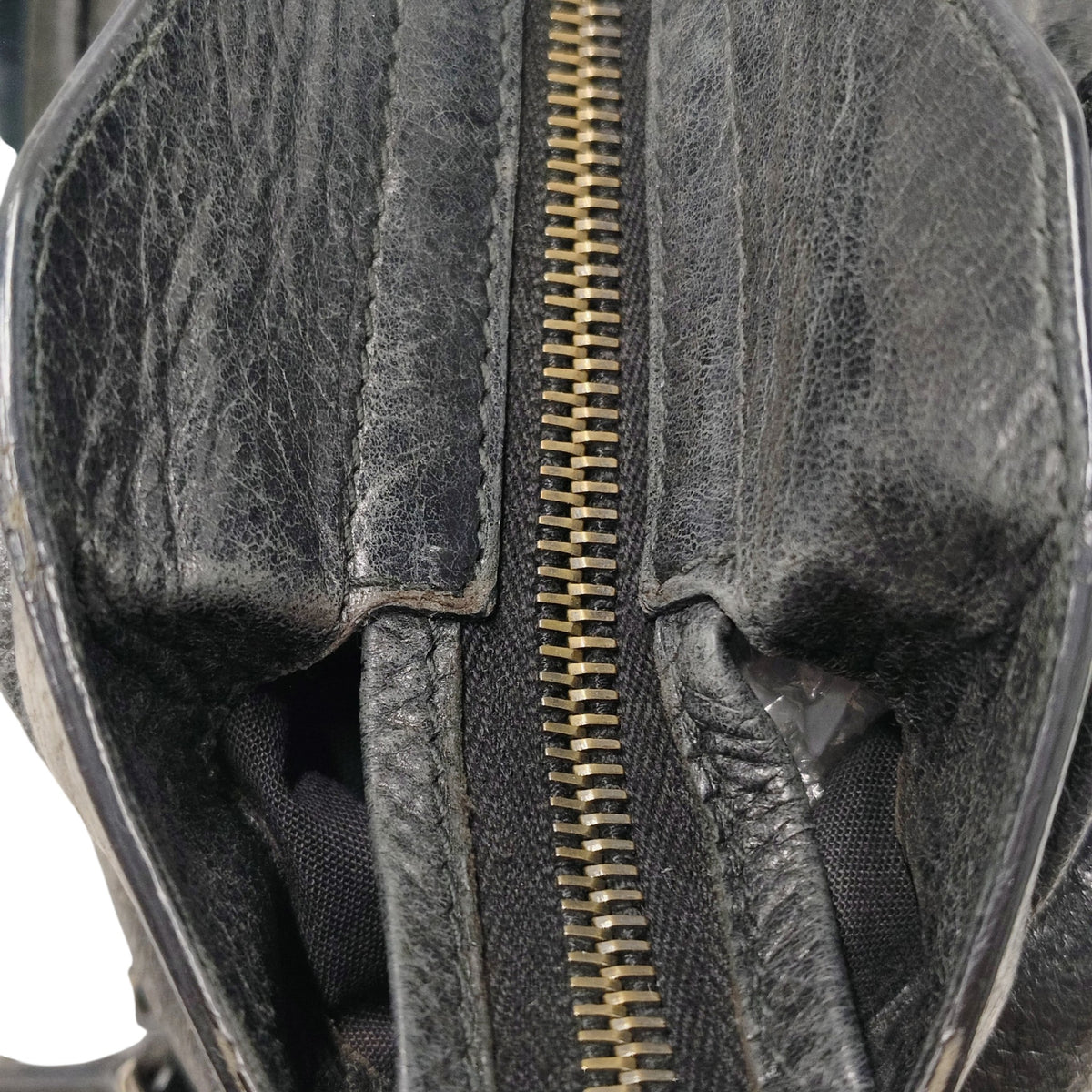 BALENCIAGA HANDBAG RANK(BC) BLACK STAIN/DAMAGE THE TOWN 240579 1000 002123