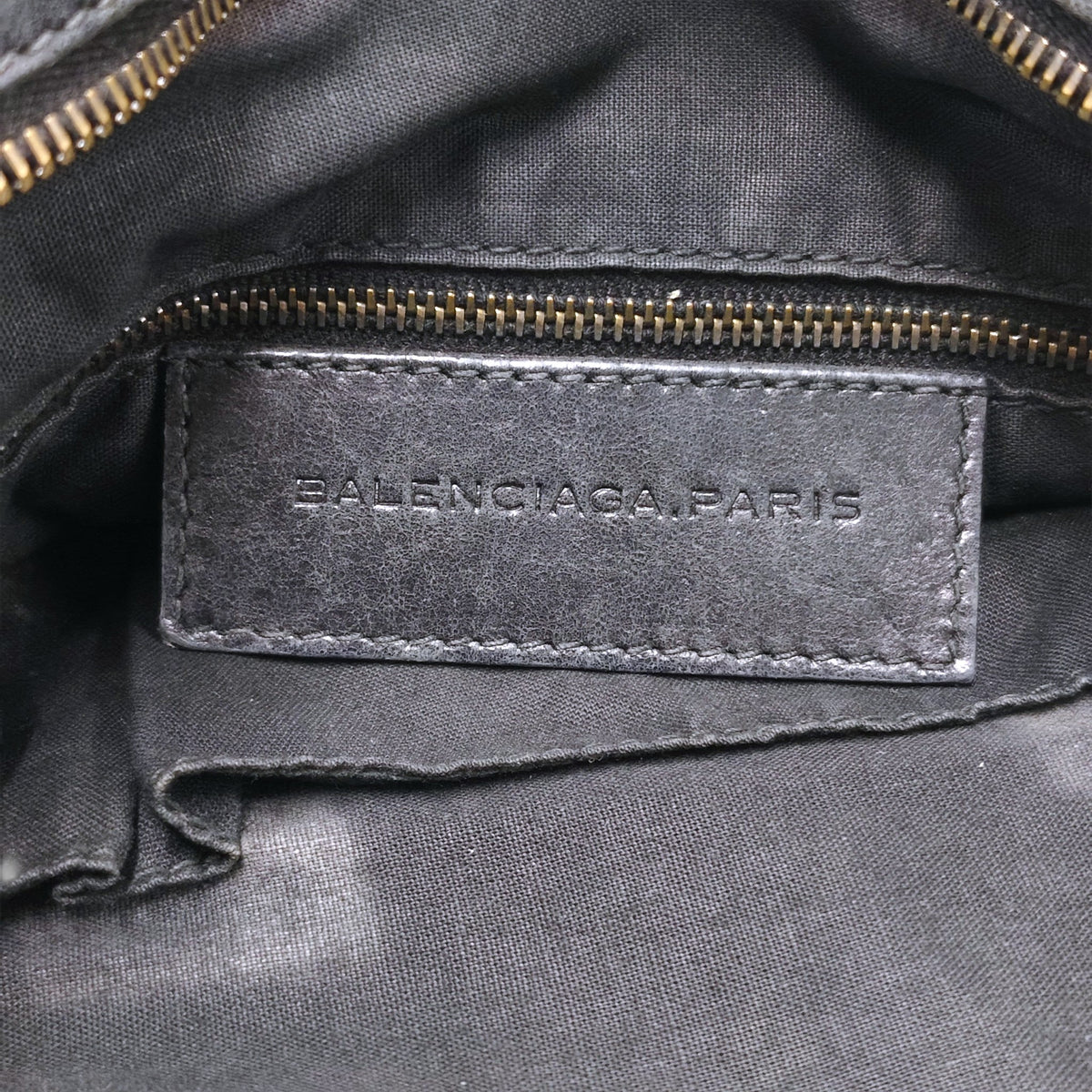 BALENCIAGA HANDBAG RANK(BC) BLACK STAIN/DAMAGE THE TOWN 240579 1000 002123