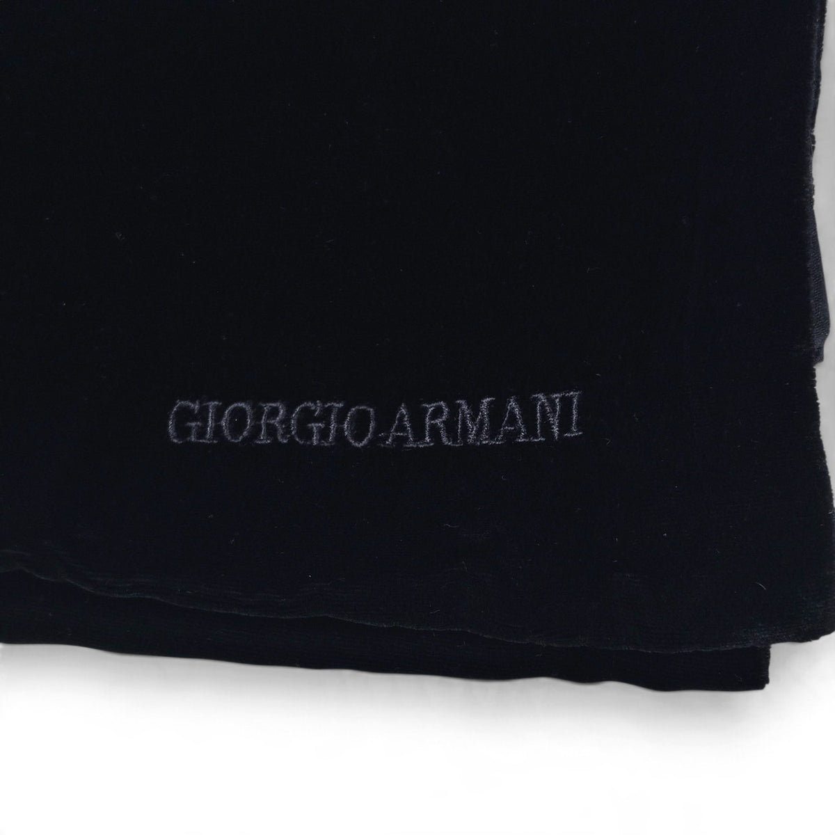 GIORGIO ARMANI SCARF RANK(B) BLACK