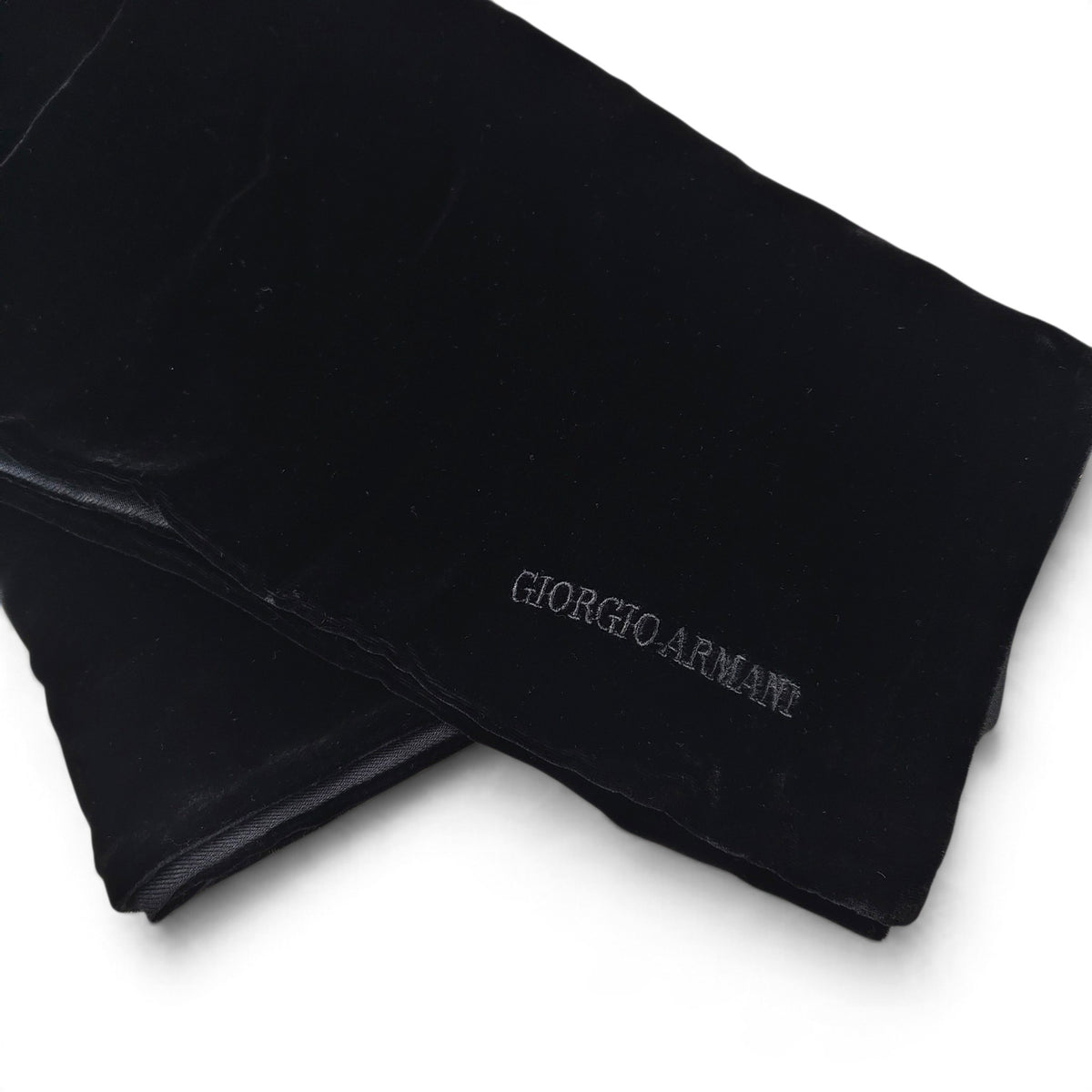 GIORGIO ARMANI SCARF RANK(B) BLACK