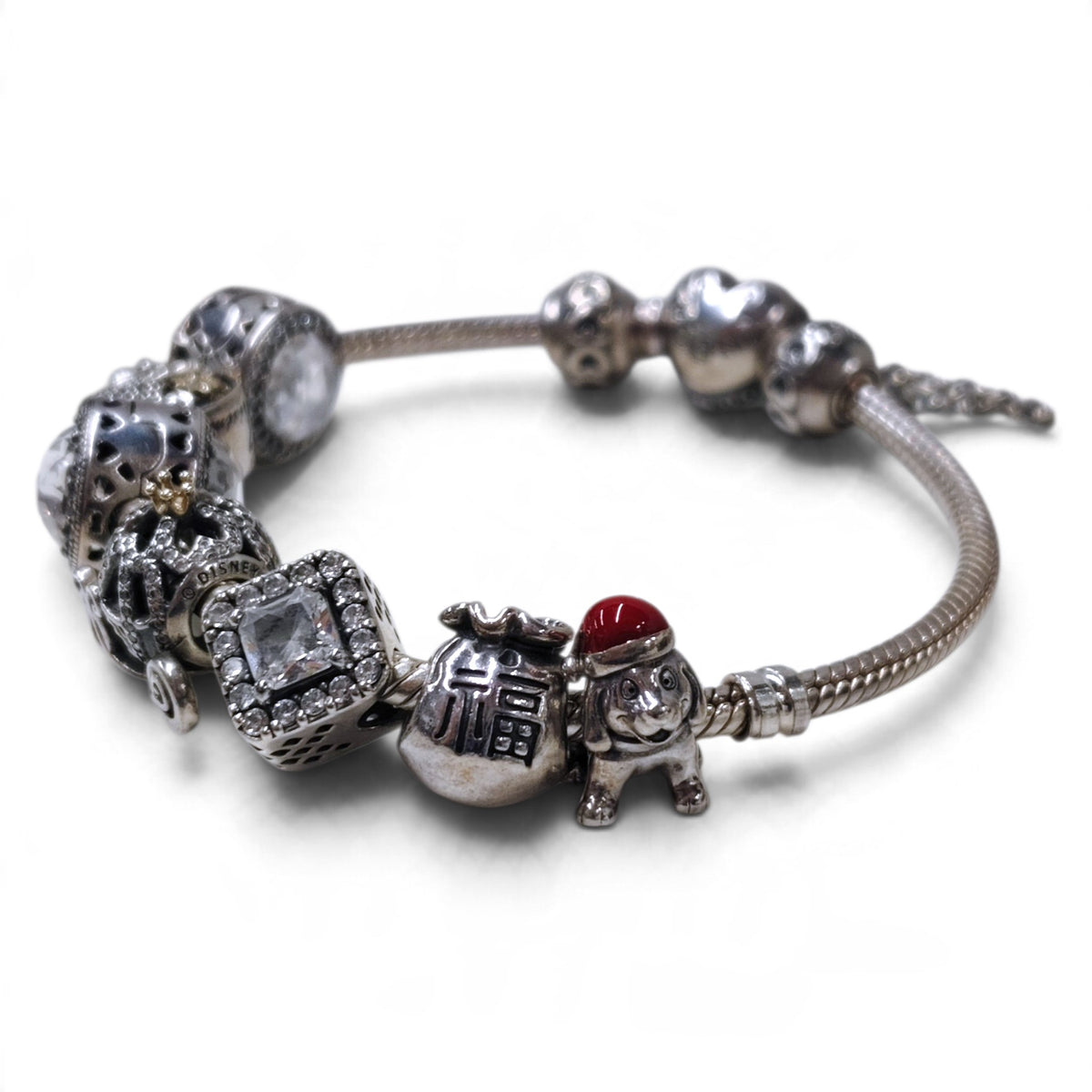 Bracelet PANDORA Rank (B) ALE 925 Charm 8P