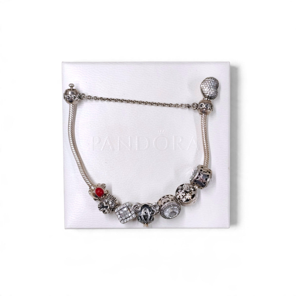 Bracelet PANDORA Rank (B) ALE 925 Charm 8P