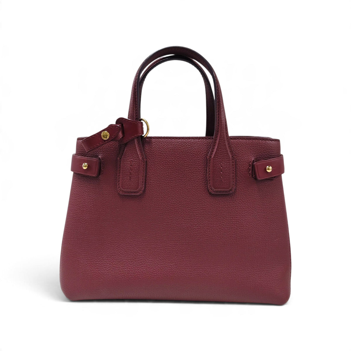 BURBERRY LONDON 2WAY Bag ITCORDI17CAL Rank (B) Red And Beige scratch