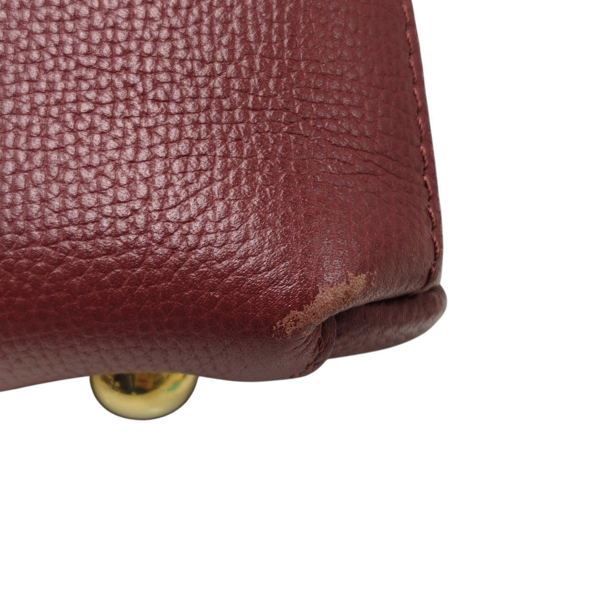 BURBERRY LONDON 2WAY Bag ITCORDI17CAL Rank (B) Red And Beige scratch