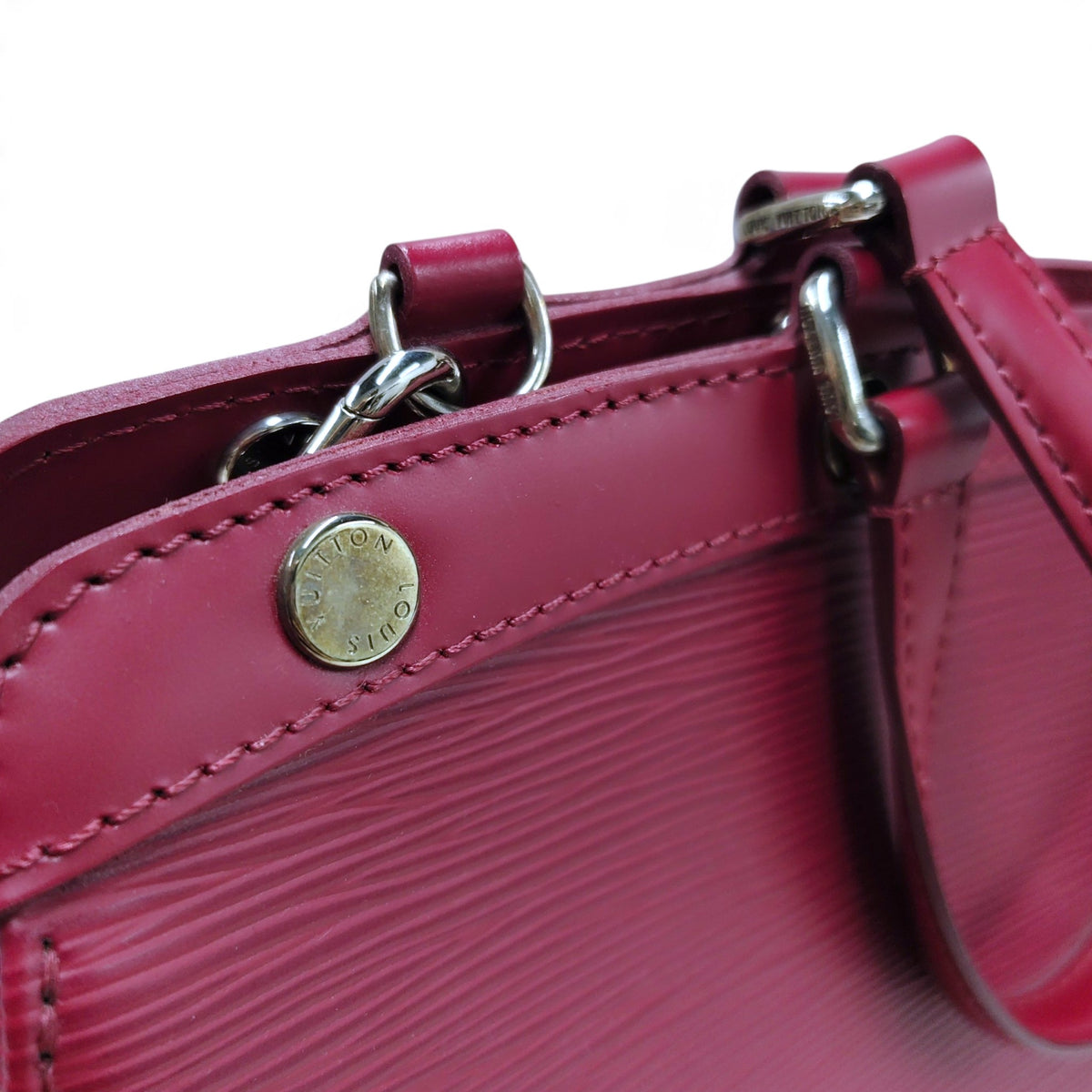 LOUIS VUITTON 2WAY Bag Epi M40820 Burgundy SR0155 Brea MM Rank A