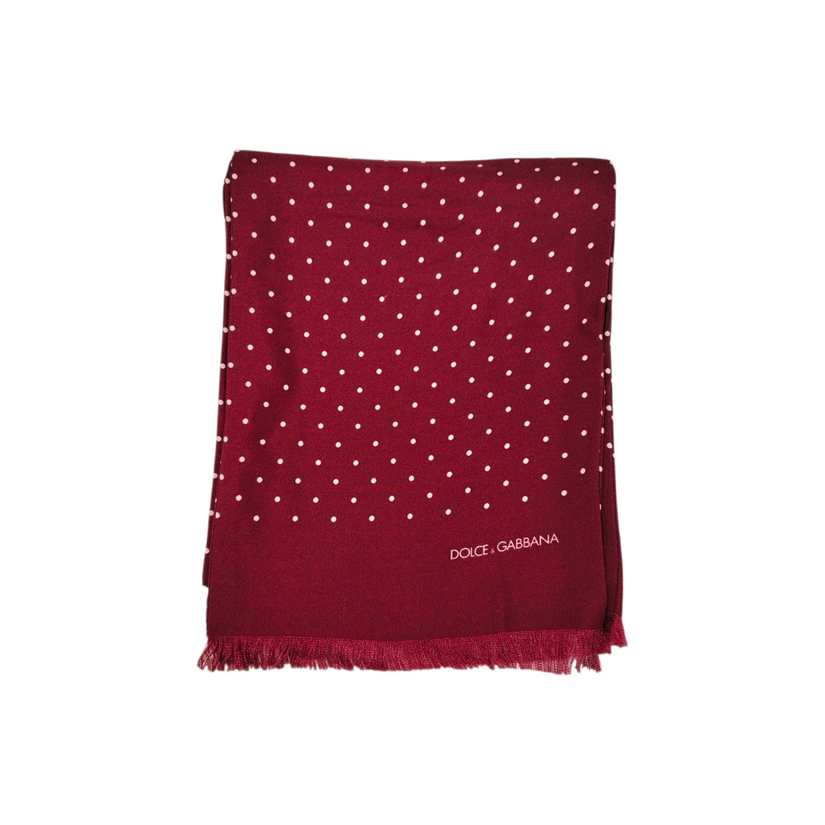 DOLCE & GABBANA Scarf Rank(A) Burgundy