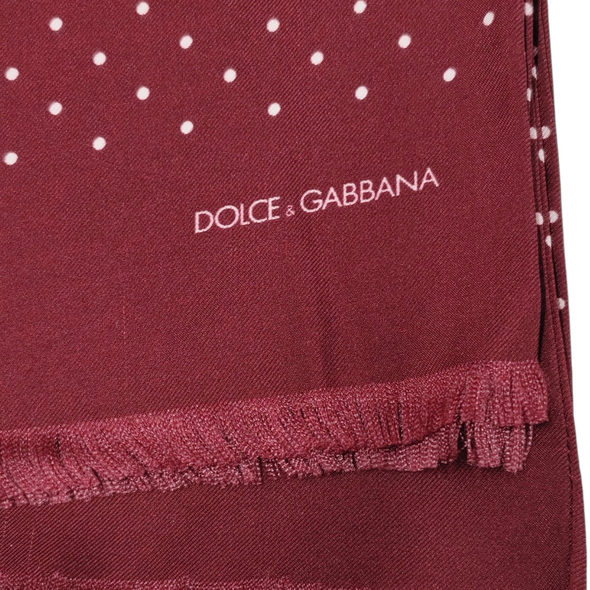 DOLCE & GABBANA Scarf Rank(A) Burgundy