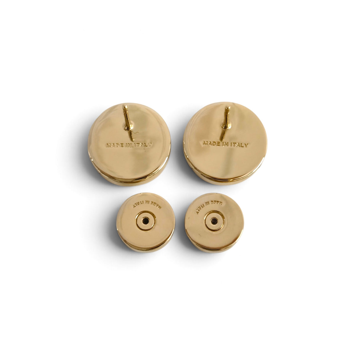 MIU MIU Earring Rank(AB) Gold/White Enameled Metal