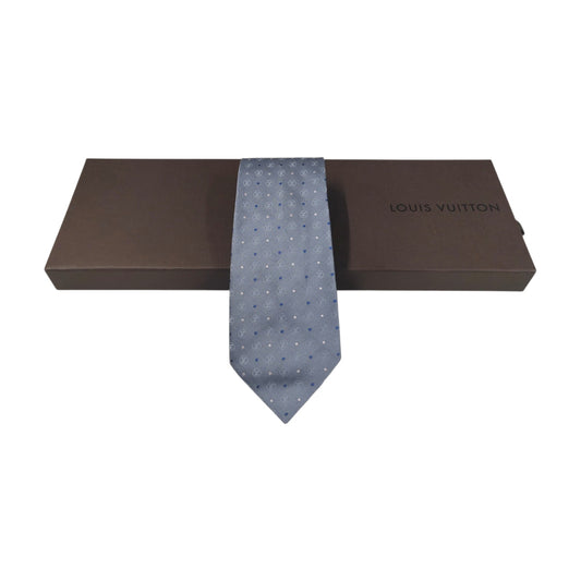 LOUIS VUITTON Necktie Rank(A) Sky Blue