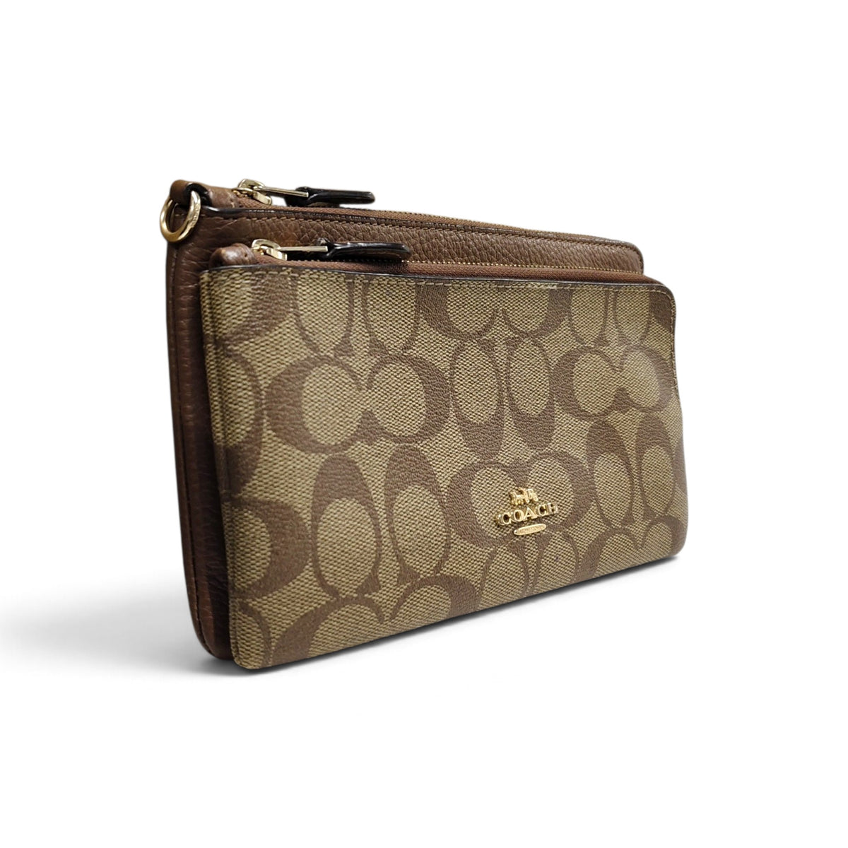 COACH Pouch C5576 Brown *Without Part/Stain* Rank B