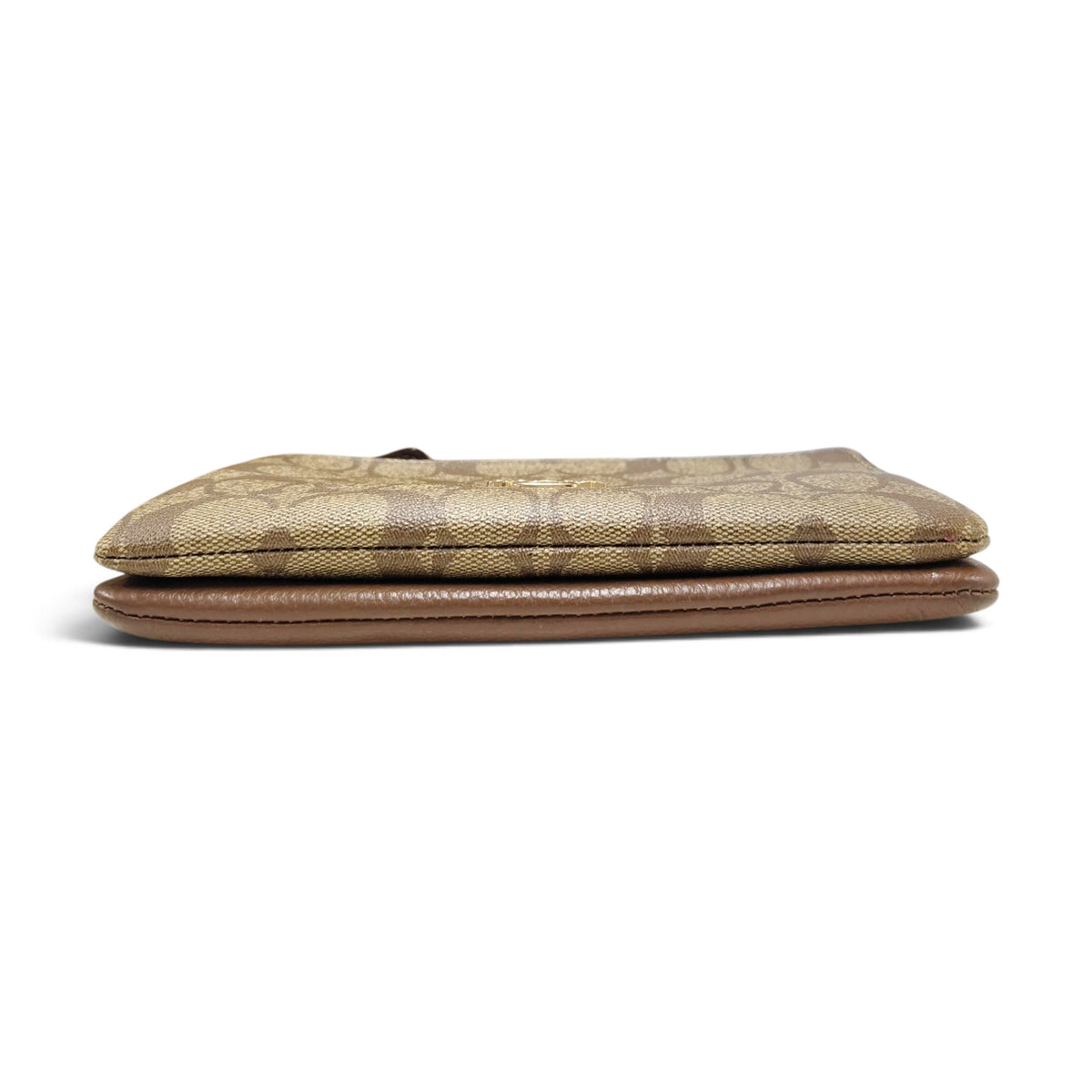 COACH Pouch C5576 Brown *Without Part/Stain* Rank B