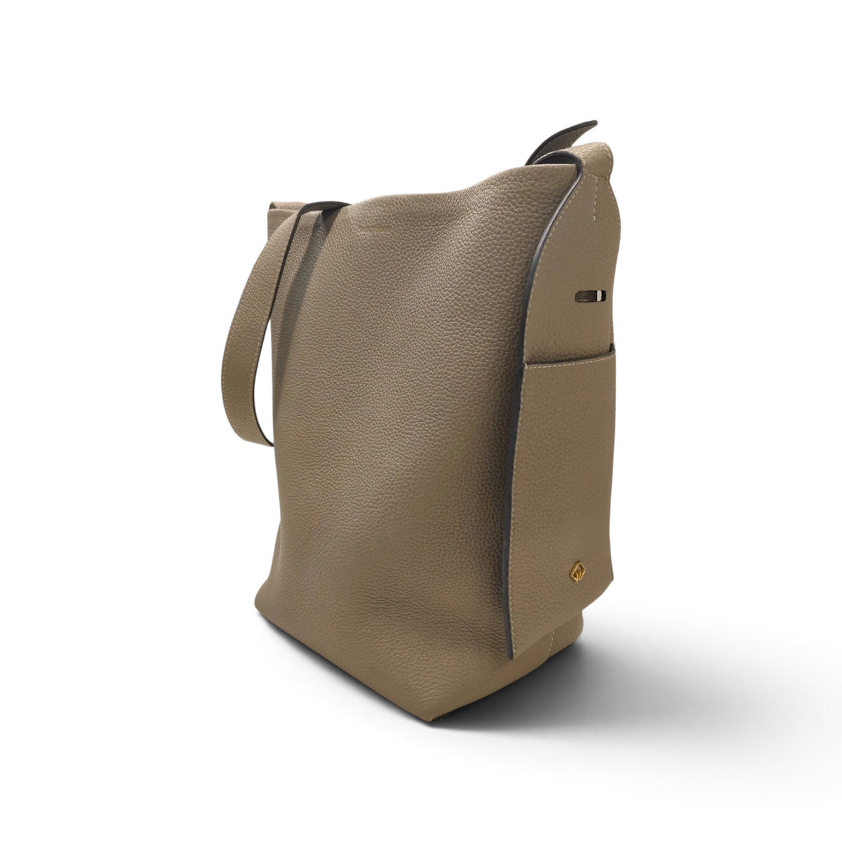Songmont Shoulder Bag Icon Medium Bucket Bag Rank (B) Beige Stain