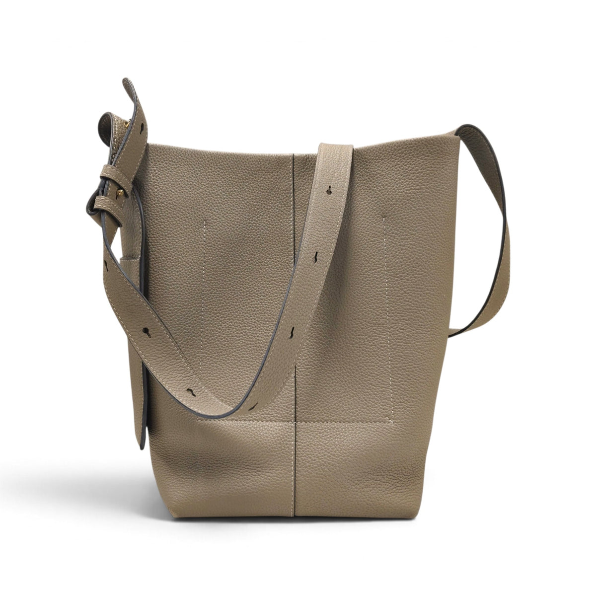 Songmont Shoulder Bag Icon Medium Bucket Bag Rank (B) Beige Stain