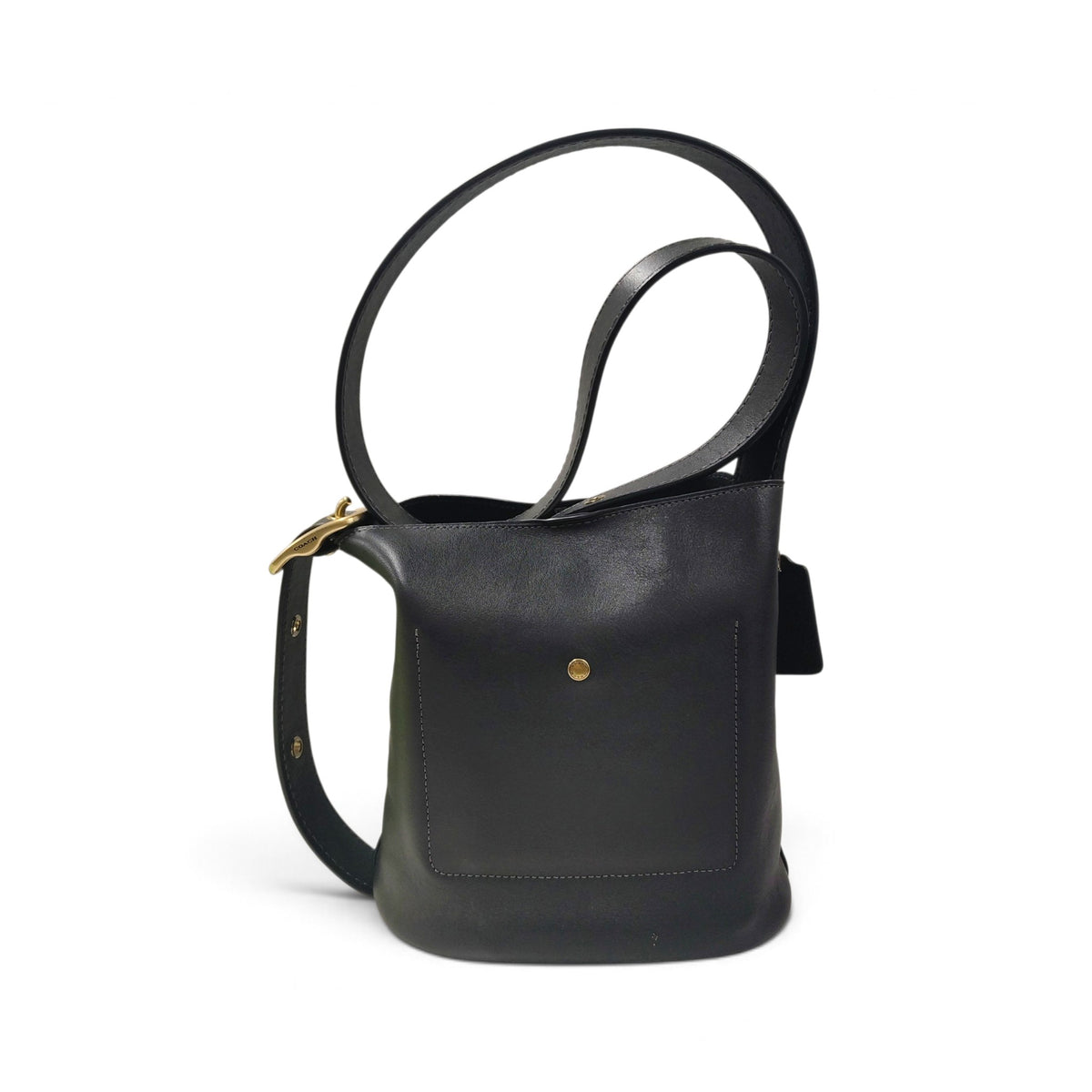 COACH Shoulder Bag Rank (B) Black Bleeker Bucket Bag 21 CX07