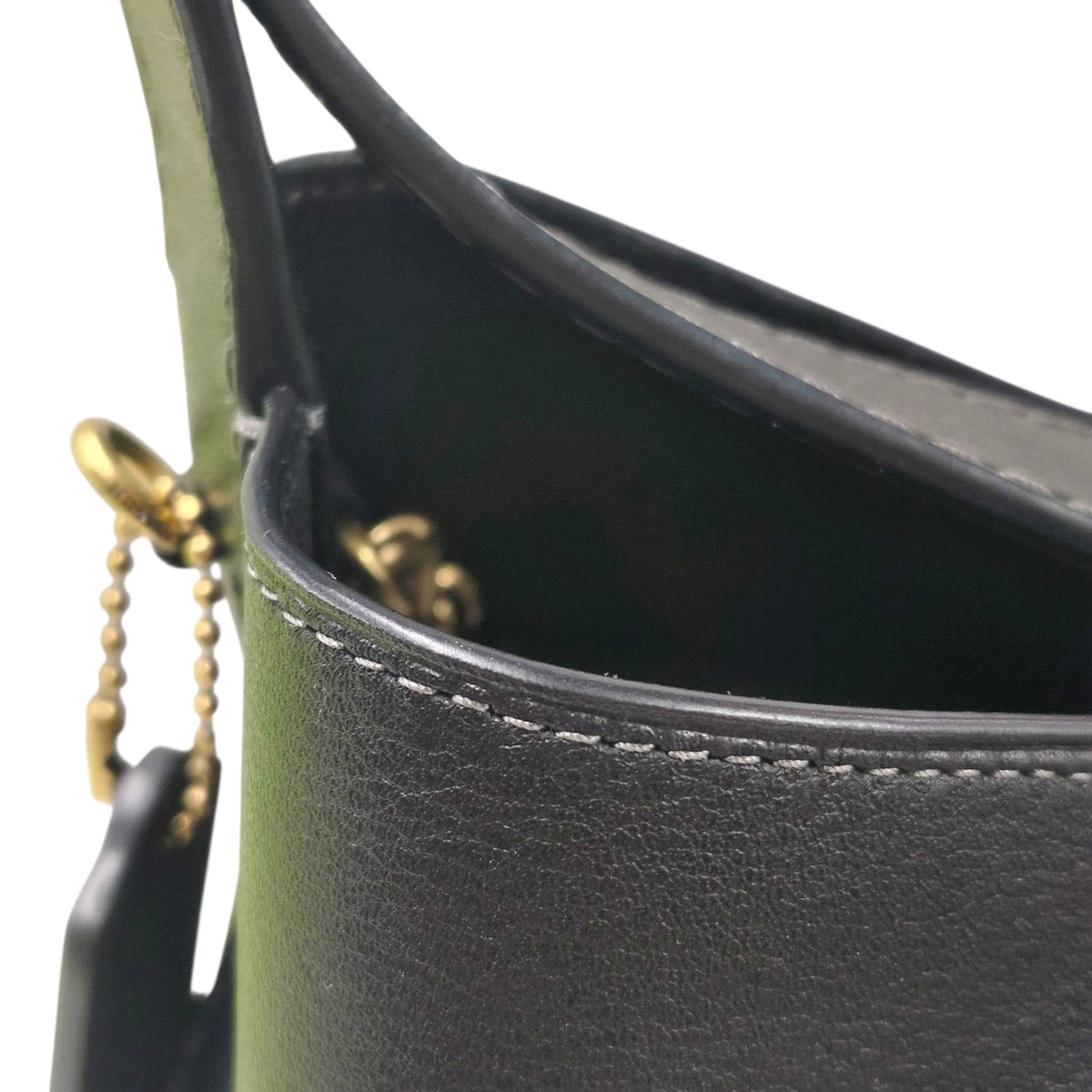 COACH Shoulder Bag Rank (B) Black Bleeker Bucket Bag 21 CX07