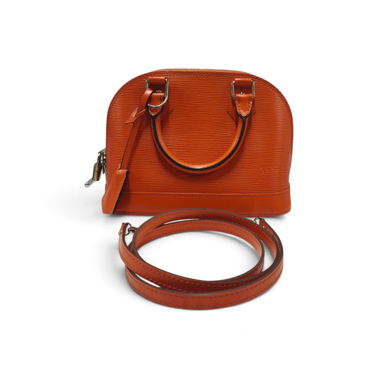 LOUIS VUITTON 2WAY Bag EPI M40854 Orange MI3193 Rank AB