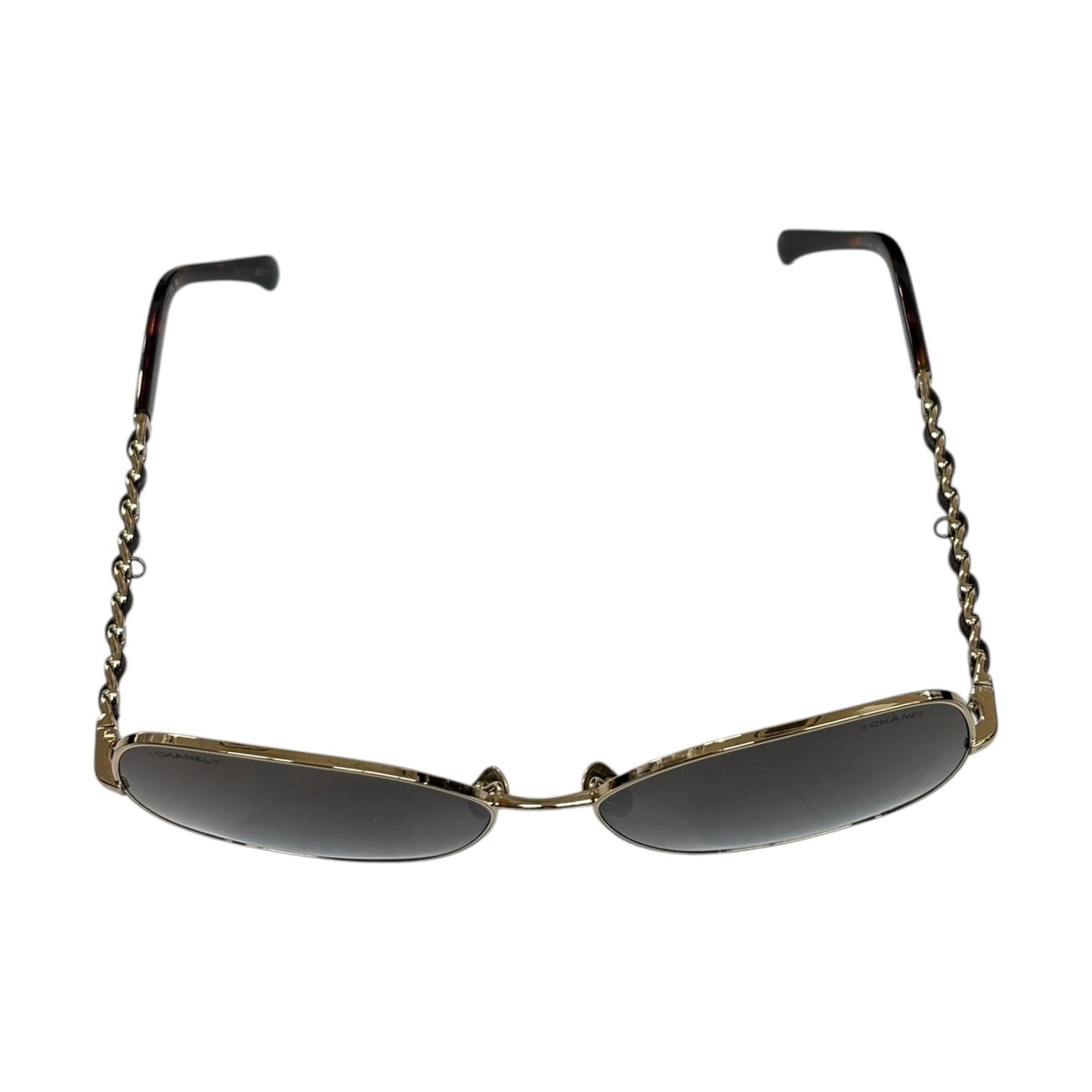 CHANEL Sunglasses 4274-Q Black Lady's With Box Set Rank (A)