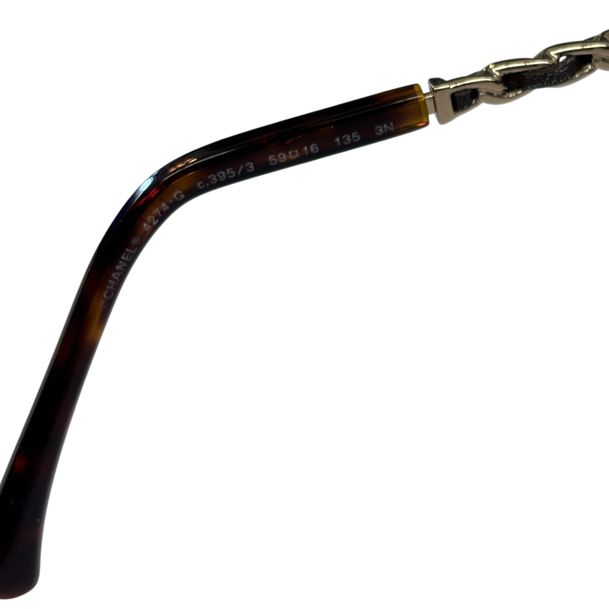 CHANEL Sunglasses 4274-Q Black Lady's With Box Set Rank (A)