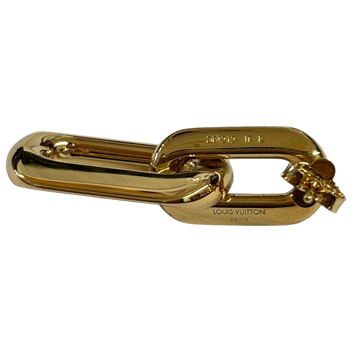 LOUIS VUITTON Earring GOLD MP2990 Rank (B)