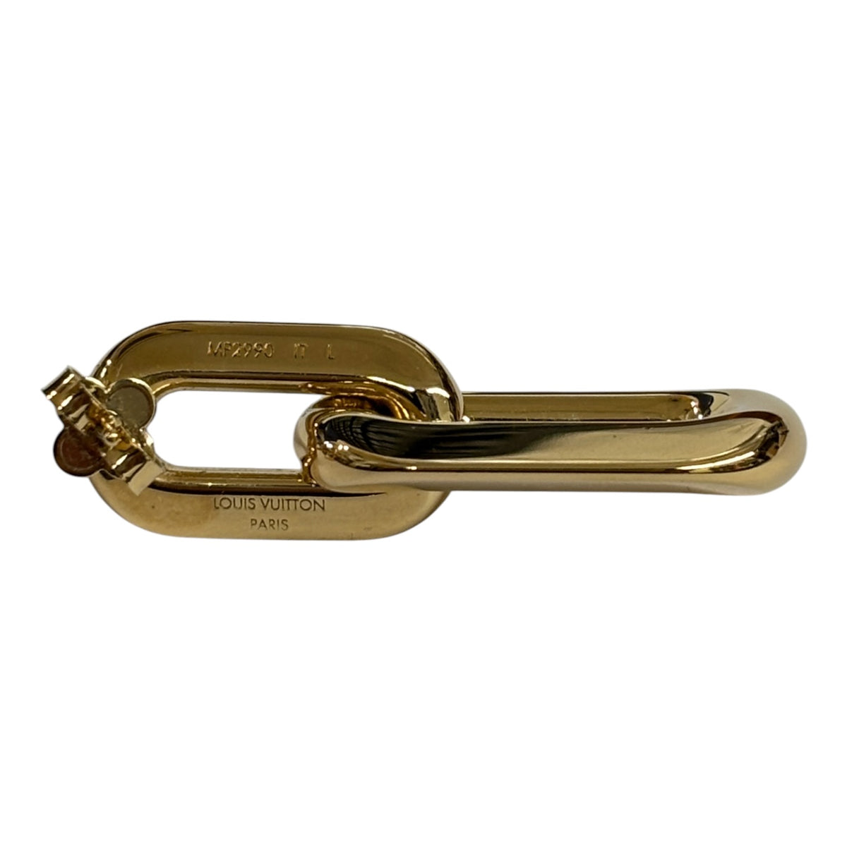 LOUIS VUITTON Earring GOLD MP2990 Rank (B)