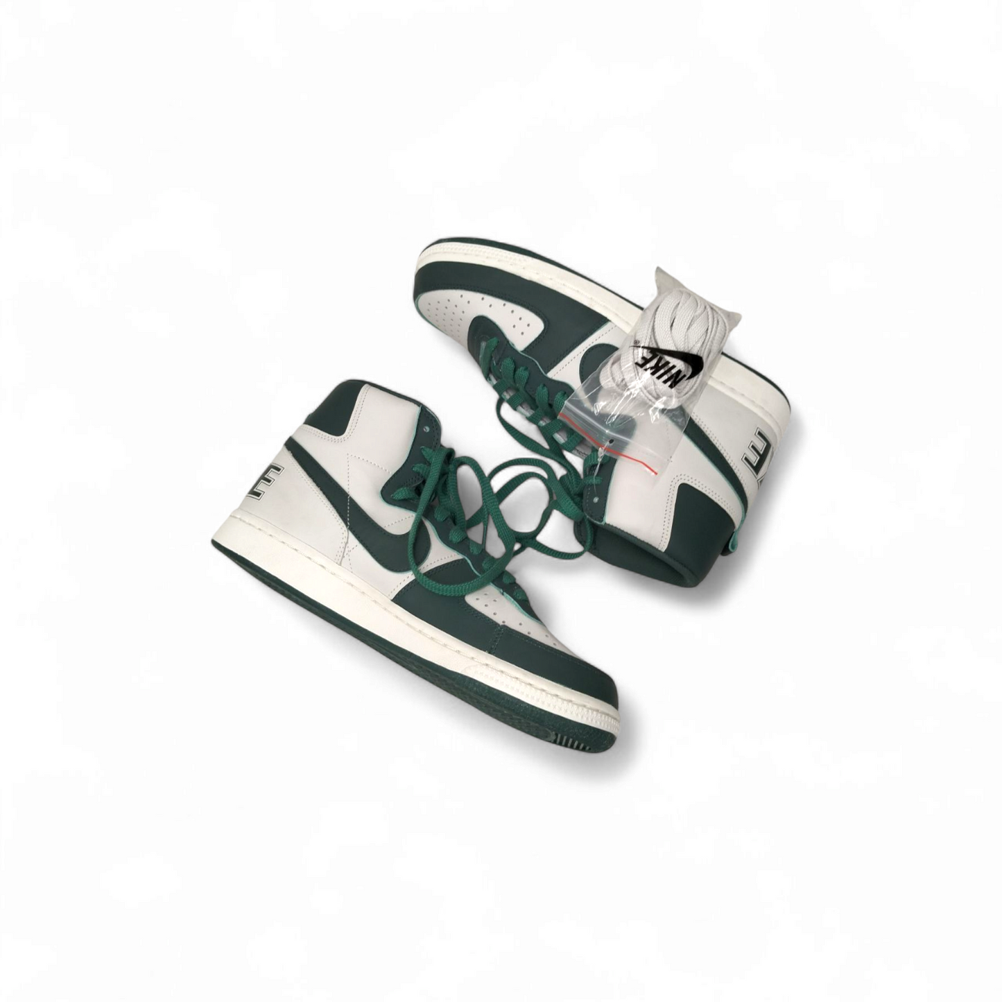 NIKE Sneaker SIZE 9.5US FD0650-100 Mens White/Green Rank B